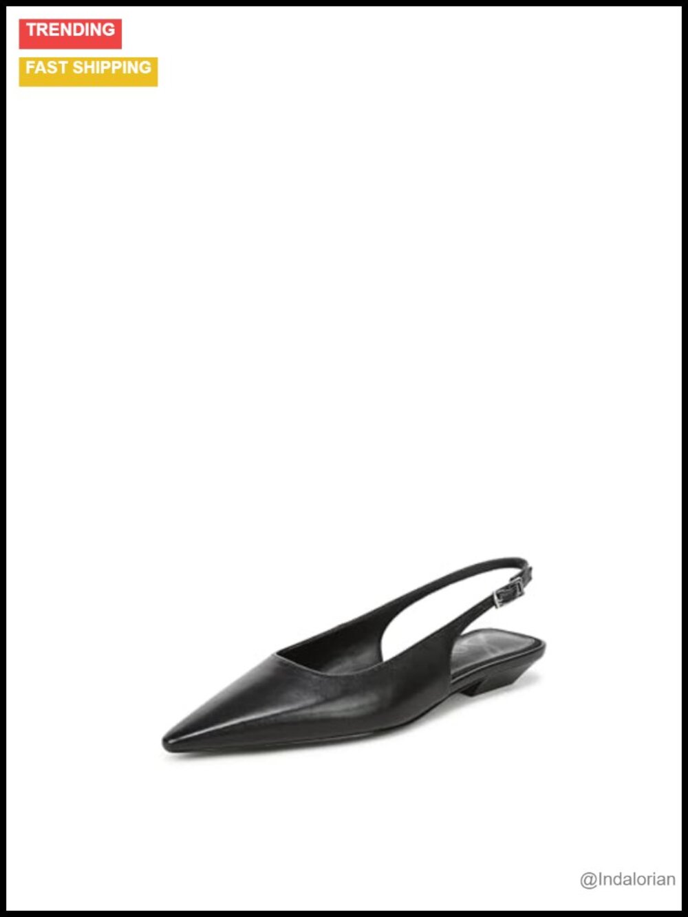 Sam Edelman Netty 2 Slingback Pointed Toe Flat Pumps